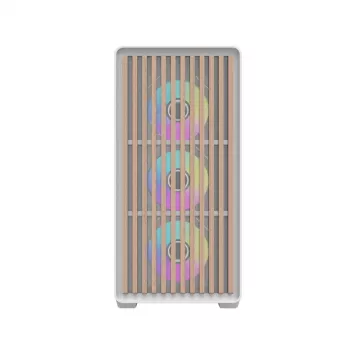 Darkflash DS900WD ATX vidutinio bokšto kompiuterio korpusas (baltas) su 4 ARGB ventiliatoriais ir grūdinto stiklo šonine sienele