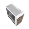 Darkflash DS900WD ATX vidutinio bokšto kompiuterio korpusas (baltas) su 4 ARGB ventiliatoriais ir grūdinto stiklo šonine sienele