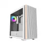 DARKFLASH DS900WS vidutinio bokšto baltas korpusas su 4 ARGB ventiliatoriais