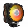 Darkflash E400 PLUS Juodas Aktyvus CPU Oro Aušintuvas, 120mm PWM Ventiliatorius, 4 Šilumos Vamzdeliai, 180W TDP, Intel/AMD