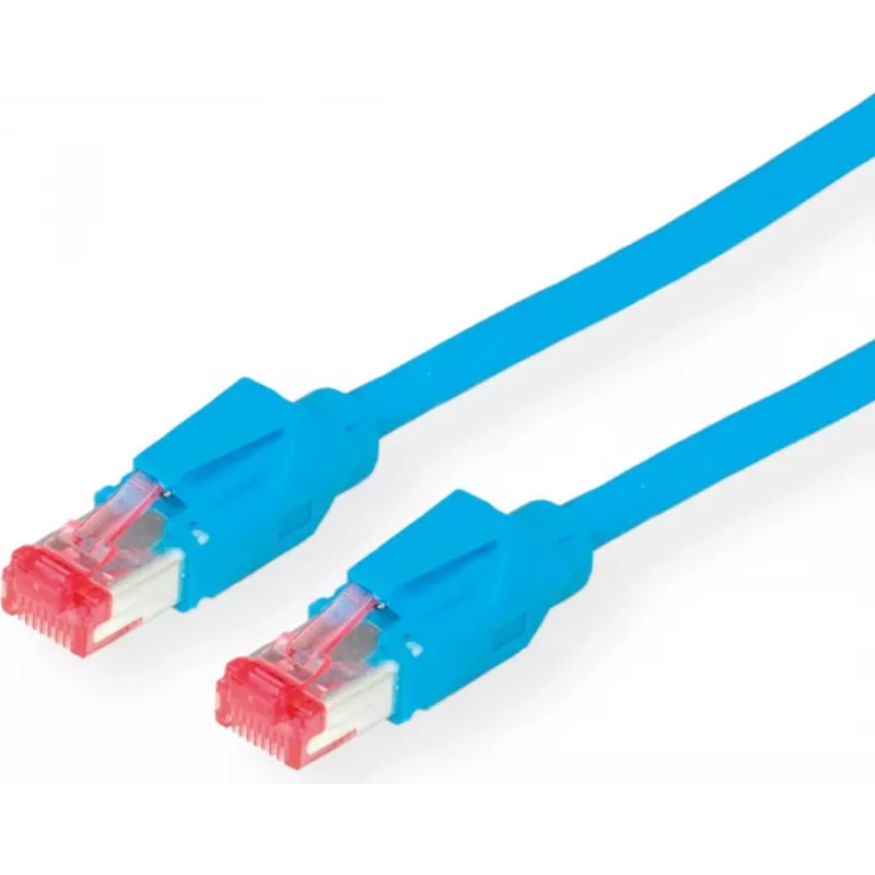 Dätwyler Cat 6 S/FTP LSZH tinklo kabelis, RJ-45 į RJ-45, 3 m, mėlynas 21.05.0034