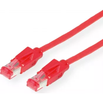Dätwyler Cat 6 S/FTP komutacinis kabelis RJ45 į RJ45, 0,5 m, raudonas, LSZH 21.05.0001