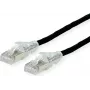 Dätwyler Cat.6 U/UTP LS0H Patch Cable, RJ45 AMP v2, juoda, 20 m