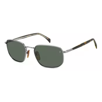 DAVID BECKHAM DB-1143-S-31Z Akiniai Vyrams Tamsiai Havana Žalia 57mm