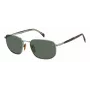 DAVID BECKHAM DB-1143-S-31Z Akiniai Vyrams Tamsiai Havana Žalia 57mm