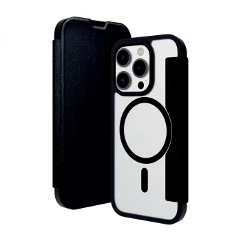 DBRAMANTE1928 Helsinki MagSafe dėklas iPhone 15 Pro Max - juodas permatomas HE67CLBL1883