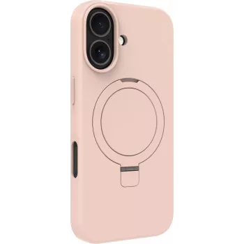 dbramante1928 Roskilde Kick Back Cover for Mobile Phone - MagSafe Compatible - ICON - Rose Sand - for Apple iPhone 17