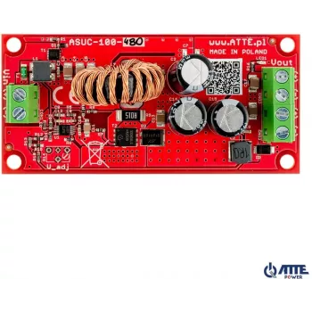DC/DC Converter ATTE ASUC-100-480-OF 100W 48V Input 12V Output DIN Rail