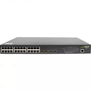 DCN S4200-28P-PL-SI-R2 valdomas Layer 2 PoE+ jungiklis, 24x Gigabit PoE+ prievadai, 4x SFP, 200W