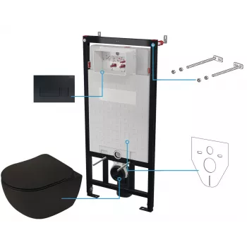 DEANTE 6-in-1 paslėptas tualeto komplektas