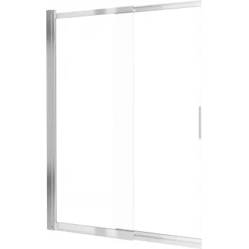DEANTE Vonios Ekranas 100x140 cm, Chromuotas, Grūdintas Saugos Stiklas, EOS PDD I