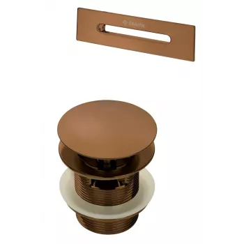 DEANTE Bathtub Waste and Overflow Set - Chrome, Automatic Click-Clack