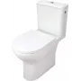 DEANTE Compact Toilet Bowl Rimless Wall-Hung White Ceramic