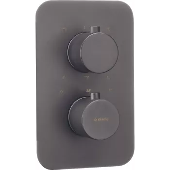 DEANTE Arn išorinis elementas termostatiniam BOX, chromuotas, kvadratinis