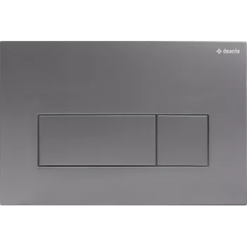DEANTE Flush Plate for Concealed Frames - Slim, Silver, for Cersanit AQUA
