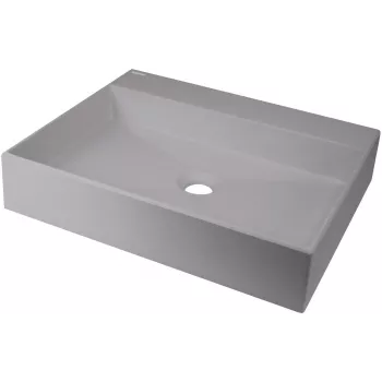 DEANTE Granite Composite Countertop Washbasin su džiovykle - 500x400 mm Graphite Black