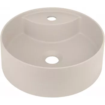 DEANTE Granite Composite Countertop Washbasin with Space for Tap, Graphite