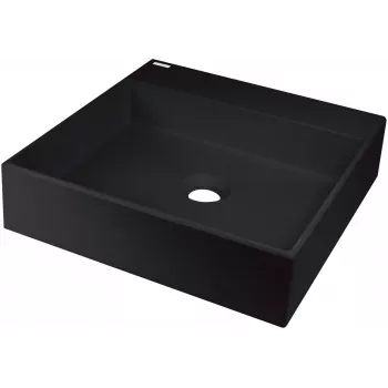 DEANTE Granite Countertop Washbasin su čiaupo anga - 400x400 mm - Smėlio spalvos