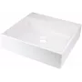 DEANTE Granite Countertop Washbasin su čiaupo anga - 400x400 mm Juodas Oniksas