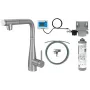 DEANTE virtuvės maišytuvas su vandens filtravimo sistema, ištraukiama išleidimo anga