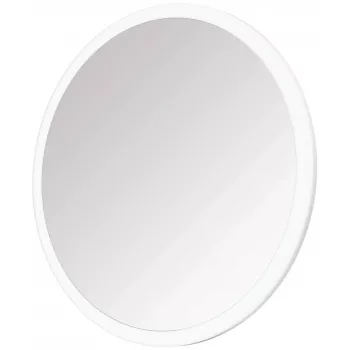 DEANTE Magnetinis kosmetinis veidrodis su LED foniniu apšvietimu - 5X didinimas, nuolatinis reguliavimas, įkraunamas per USB-C, baltas
