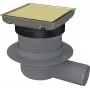 DEANTE Point Drain - Reversible 100x100 mm nerūdijančio plieno dušo kanalizacija