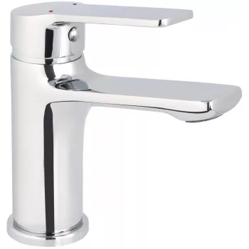 DEANTE Pola Washbasin Mixer, Single-Lever, Polished Chrome, Deck-Mounted