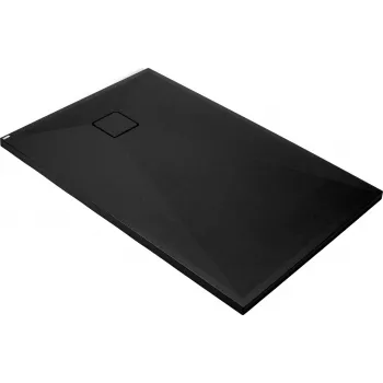 DEANTE Stačiakampis Granitinis Dušo Padėklas 90x70 cm Antracito Pilka