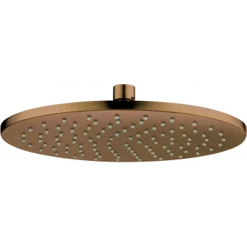 DEANTE Apvalus dušo galvutė - 250 mm, matinė juoda, nerūdijantis plienas