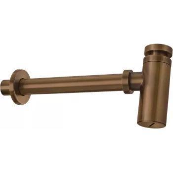 DEANTE apvalus praustuvo sifonas - poliruoto chromo butelinis gaubtas, reguliuojamo aukščio, 32 mm jungtis