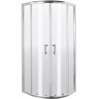 DEANTE Pusapvalis Dušo Kabinos Gaubtas 80 cm, Chromuotas, Skaidrus Stiklas