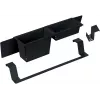 DEANTE Sink Accessory Set Black 3-Piece Kitchen Soap Dispenser Sponge Holder Brush Holder