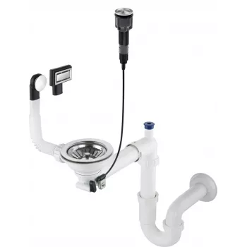 DEANTE Sifonas 1-ertmės granito kriauklei - Space-Saver