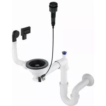 DEANTE Siphon for 1-Bowl Granite Sink - Space-Saver