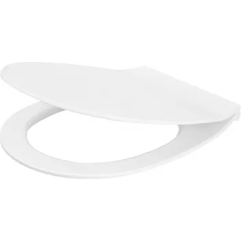DEANTE Slim Soft-Close tualeto sėdynė – Duroplast, balta, D formos, Quick Release