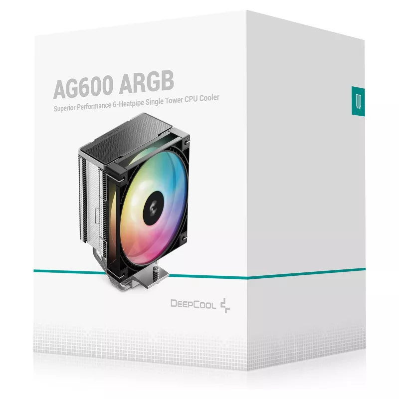 DeepCool AG620 G2 Dual-Tower CPU Air Cooler, 260W TDP, 2x120mm PWM Fans, 6 Heatpipes, LGA1700/AM5