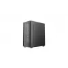 Deepcool CC550 4F Mid Tower korpusas, 4x 120mm LED ventiliatoriai, grūdintas stiklas, juodas