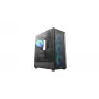 Deepcool CC550 4F Mid Tower korpusas, 4x 120mm LED ventiliatoriai, grūdintas stiklas, juodas