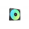 Deepcool FD12R ARGB V2 120mm PWM adresuojamas RGB korpuso ventiliatorius - juodas