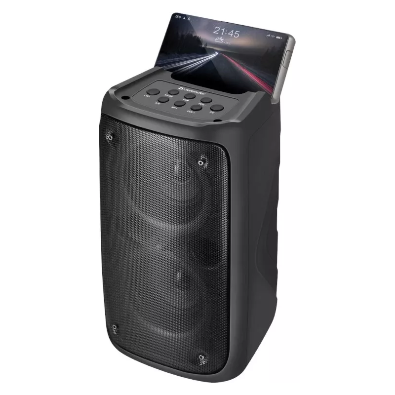 Defender Boomer 20 Bluetooth Garsiakalbis 20W su Šviesomis, FM, USB, AUX, Mic