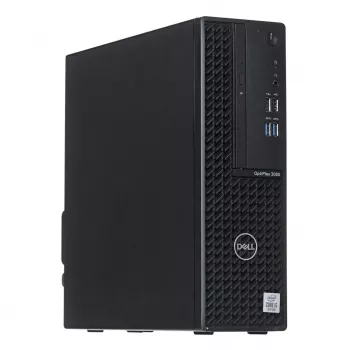 DELL OptiPlex 3080 SFF stalinis kompiuteris, Intel Core i3-10100, 8GB RAM, 256GB SSD, Windows 11 Pro, naudotas