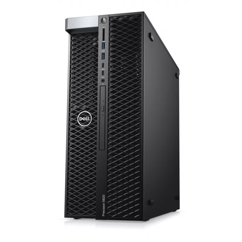 Dell Precision 5820 Tower Workstation – Intel Xeon W-2223, 32GB DDR4 ECC, 512GB NVMe SSD, NVIDIA Quadro P2200, Windows 10 Pro