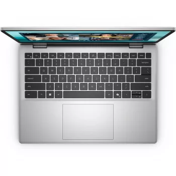 Dell Pro 14 Essential PV14250 Core 5 120U 14 colų FHD+ 300nits AG 16GB DDR5 512GB SSD Intel Graphics pirštų atspaudų skaitytuvas, apšviesta klaviatūra, 54Wh Windows 11 Home Platinum Silver + Dell MS116 juoda pelė, 3Y Pro Support