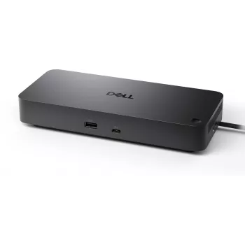 DELL WD25 Wired USB-C dokavimo stotis su 130W galios tiekimu, dvigubu DisplayPort, HDMI, 5K