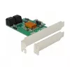 DeLOCK 4 prievadų SATA 6Gb/s PCIe 2.0 x1 valdiklio plokštė su Marvell 88SE9215