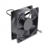 Delock Axial Fan 48 V DC, 120 x 120 x 38 mm su 2 kontaktų ventiliatoriaus jungtimi, juoda
