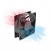 Delock Axial Fan 48 V DC, 120 x 120 x 38 mm su 2 kontaktų ventiliatoriaus jungtimi, juoda
