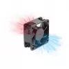 Delock Axial Fan 48 V DC, 60 x 60 x 25 mm su 4 kontaktų PWM ventiliatoriaus jungtimi, juodos spalvos