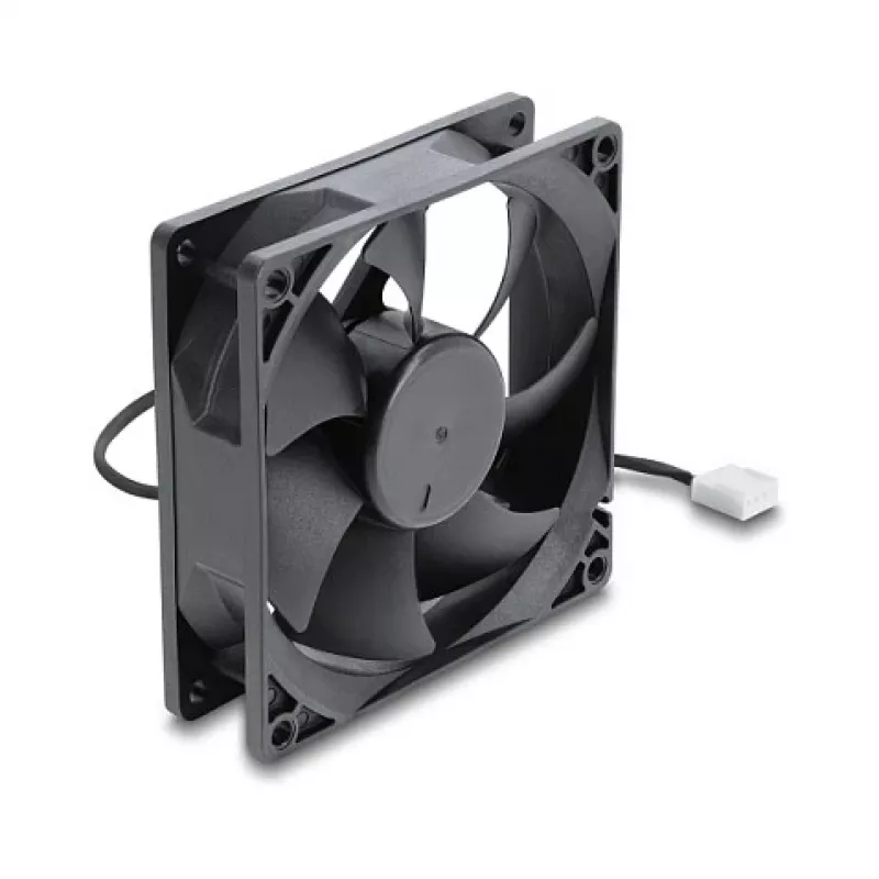 Delock ašinis ventiliatorius 48 V DC 92x92x25 mm 4-Pin PWM (67452), juodas