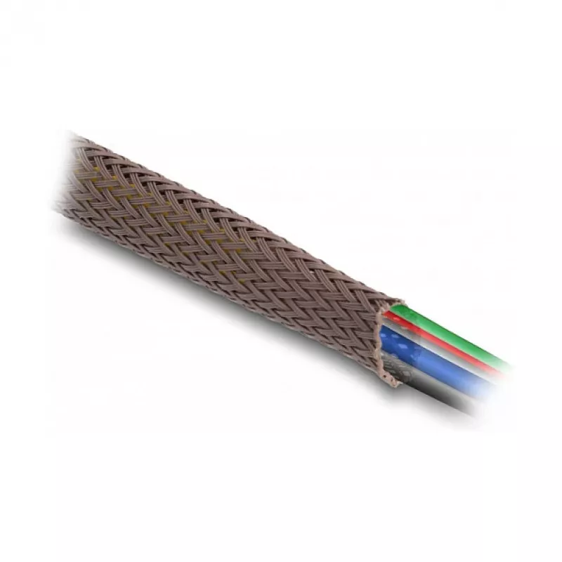 Delock kabelių įvyniojimo rankovė, 12 mm, pinta, atspari graužikams, tampri, 5 m, ruda